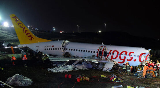Three dead, scores hurt after plane skids off runway at Istanbul airport